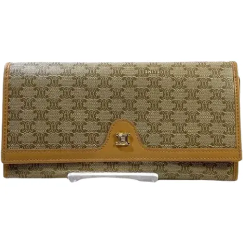 Pre-owned Canvas wallets , female, Sizes: ONE SIZE - Celine Vintage - Modalova