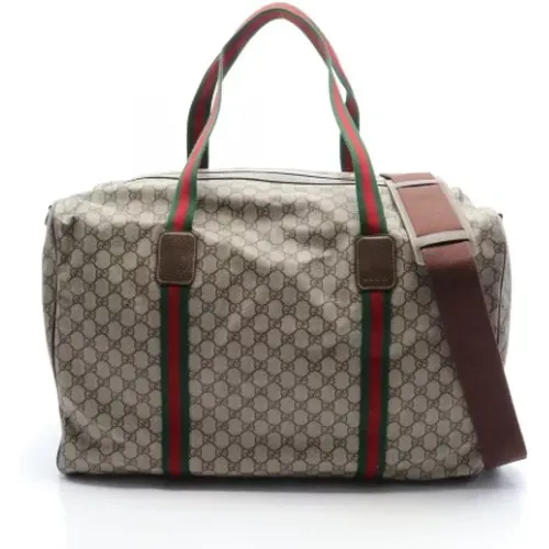 Pre-owned Weekend Bags, female, , Size: ONE SIZE Pre-owned Leather gucci-bags - Gucci Vintage - Modalova