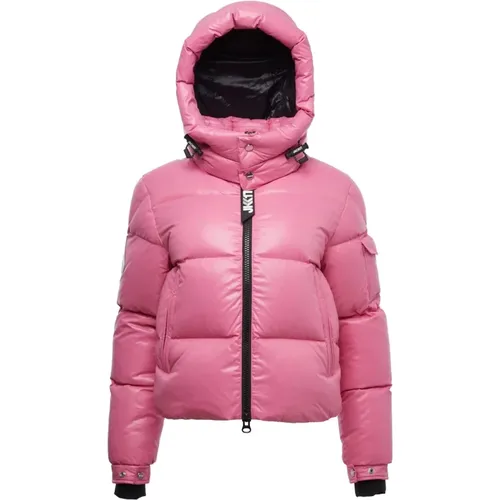 In1 EZ Puffer Racer Kapuzenjacke , Damen, Größe: S - JACK1T - Modalova