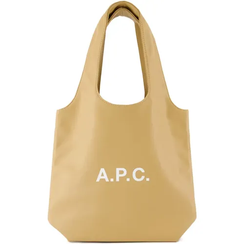 Tote Bags, female, , Size: ONE SIZE Bags with Large Handles and Interior Pocket - A.p.c. - Modalova