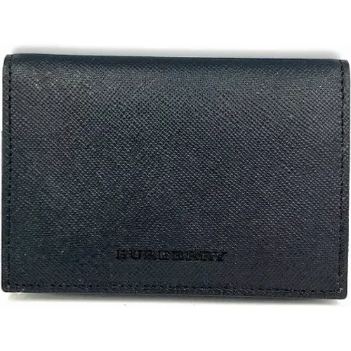 Pre-owned Wallets, male, , Size: ONE SIZE Pre-owned Leather wallets - Burberry Vintage - Modalova