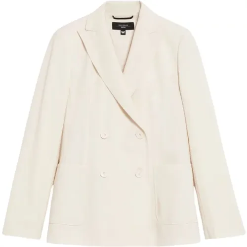 Nervöse Jacke , Damen, Größe: 2XS - Max Mara - Modalova