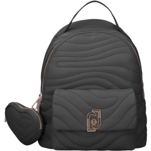 Gepolsterter Rucksack mit Reißverschlusstasche , Damen, Größe: ONE Size - Liu Jo - Modalova