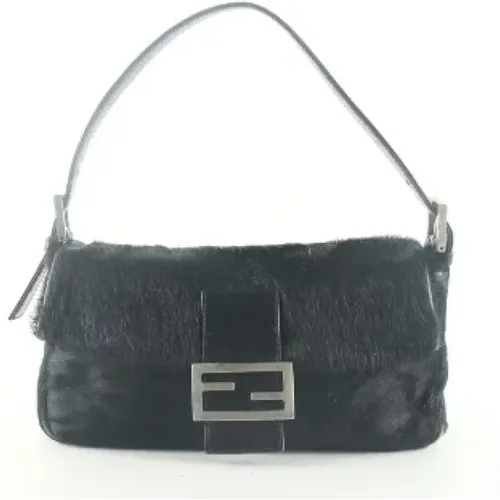 Pre-owned Shoulder Bags, female, , Size: ONE SIZE Pre-owned Canvas fendi-bags - Fendi Vintage - Modalova