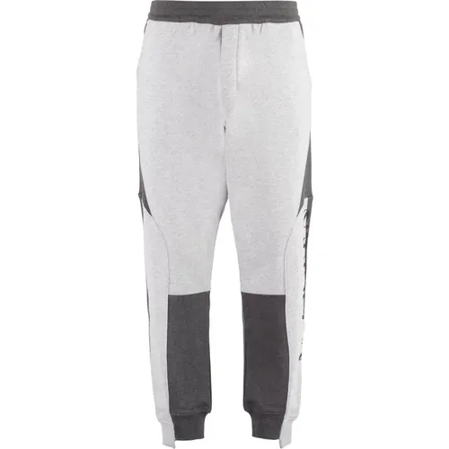 Gerippte Baumwoll-Track-Pants , Herren, Größe: M - alexander mcqueen - Modalova