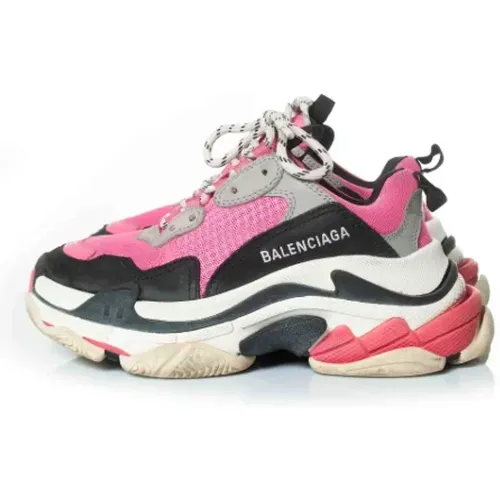 Pre-owned Sneakers, female, , Size: 5 US Pre-owned Suede sneakers - Balenciaga Vintage - Modalova