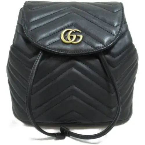 Pre-owned Backpacks, female, , Size: ONE SIZE Pre-owned Leather gucci-bags - Gucci Vintage - Modalova