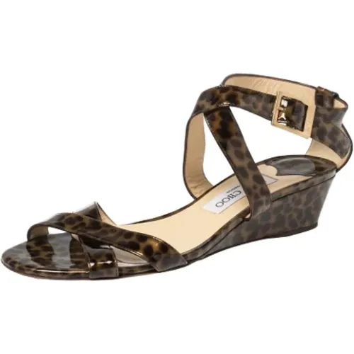 Pre-owned Leder sandals - Jimmy Choo Pre-owned - Modalova