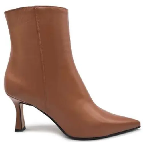 Leather Ankle Boot - Made in Italy , female, Sizes: 3 UK, 7 UK, 3 1/2 UK, 4 UK - Roberto Festa - Modalova