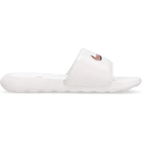 Sliders, female, , Size: 6 1/2 US Comfort Slide Slippers with Swoosh Logo - Nike - Modalova