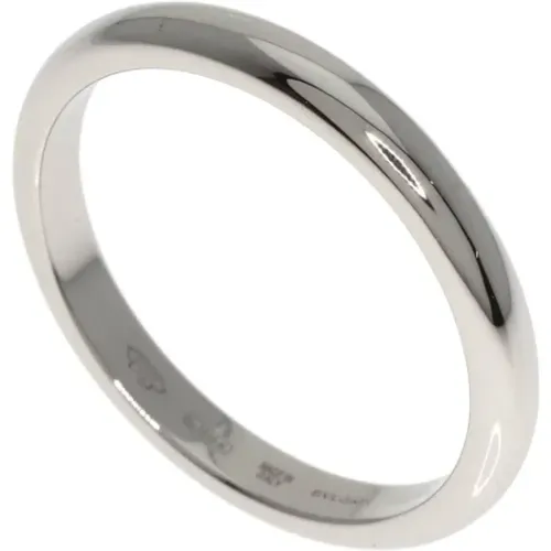 Pre-owned Jewellery, female, , Size: ONE SIZE Pre-owned Platinum rings - Bvlgari Vintage - Modalova