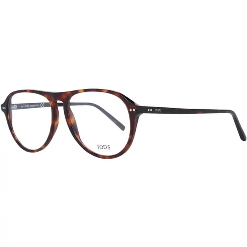 Glasses, male, , Size: ONE SIZE Round Optical Frames for Men - TOD'S - Modalova