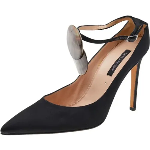 Pre-owned Satin sandals , female, Sizes: 6 UK - Sergio Rossi Pre-owned - Modalova