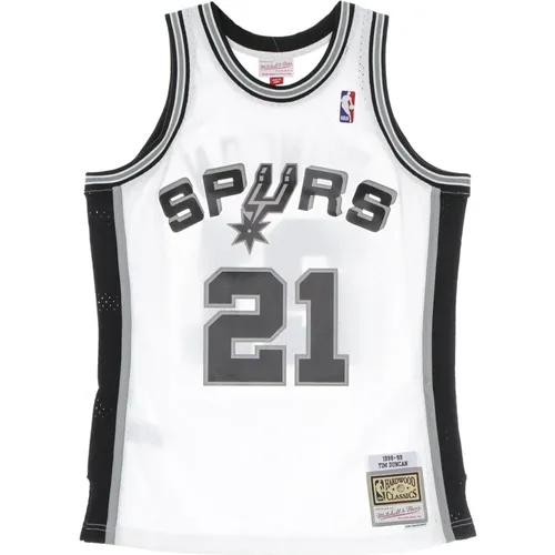 Sportswear, male, , Size: XL Tim Duncan NBA Swingman Tank Top - Mitchell & Ness - Modalova