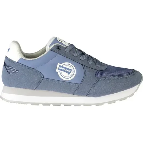 Blaue Polyester-Sneaker mit Kontrastdetails , Herren, Größe: 42 EU - Carrera - Modalova