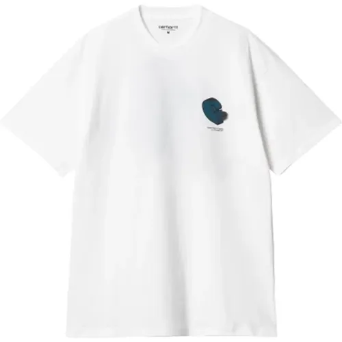 Bianca Diagram T-Shirt , male, Sizes: L - Carhartt WIP - Modalova
