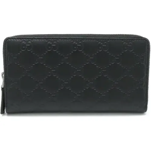 Pre-owned Wallets, female, , Size: ONE SIZE Pre-owned Leather wallets - Gucci Vintage - Modalova