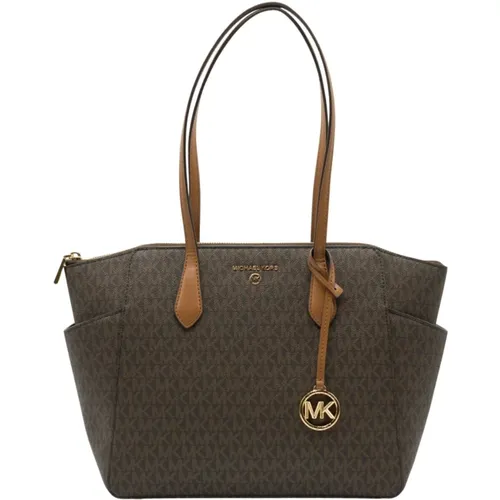 Marilyn Medium Logo Tote Handbag , female, Sizes: ONE SIZE - Michael Kors - Modalova