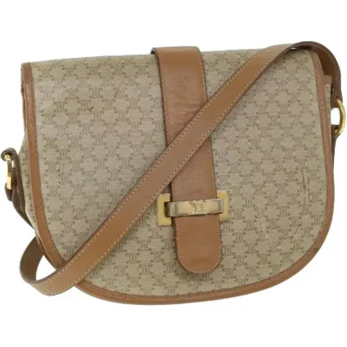 Pre-owned Cross Body Bags, female, , Size: ONE SIZE Pre-owned Canvas celine-bags - Celine Vintage - Modalova