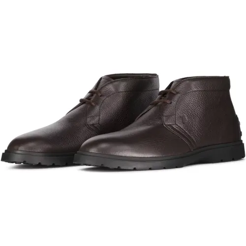 Hybride Chukka Boots mit Gummisohle , Herren, Größe: 41 1/2 EU - TOD'S - Modalova