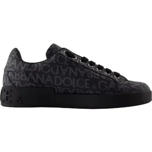 Canvas sneakers , female, Sizes: 11 UK - Dolce & Gabbana - Modalova
