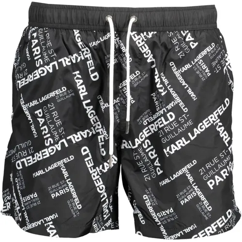 Men's Beachwear Boxer Shorts , male, Sizes: S, L, M - Karl Lagerfeld - Modalova