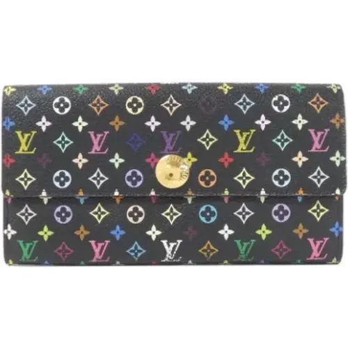 Pre-owned Wallets, female, , Size: ONE SIZE Pre-owned Canvas wallets - Louis Vuitton Vintage - Modalova