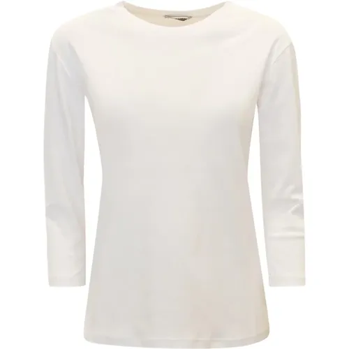 Cotton Perla T-Shirt Ss24 , female, Sizes: S, XS, M, L - Alessandro Aste - Modalova