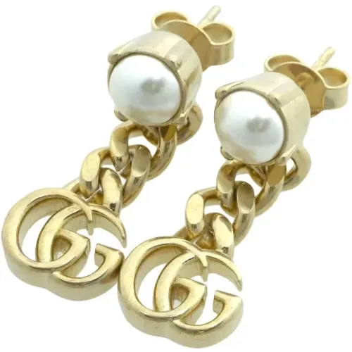 Pre-owned Jewellery, female, , Size: ONE SIZE Pre-owned Metal earrings - Gucci Vintage - Modalova