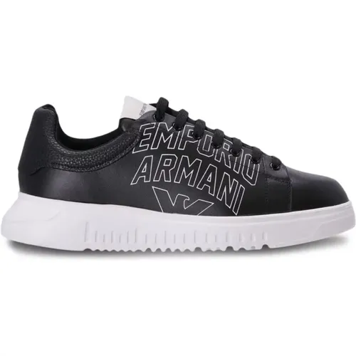 Sneaker , male, Sizes: 10 UK, 9 UK - Emporio Armani - Modalova
