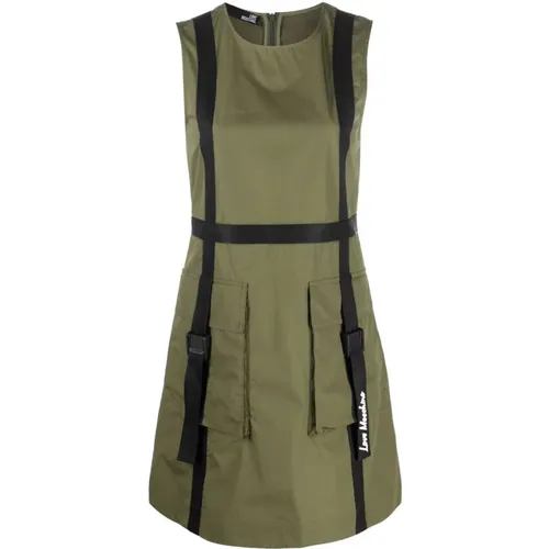 Grünes Casual Midi Kleid - Love Moschino - Modalova