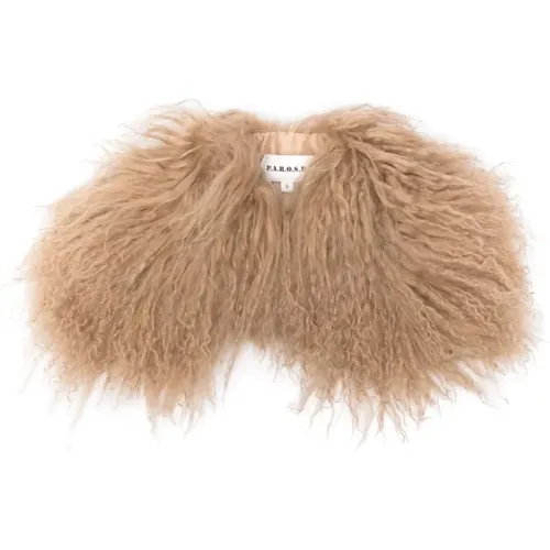 Detachable Fur Collar , female, Sizes: M, L, S - P.a.r.o.s.h. - Modalova