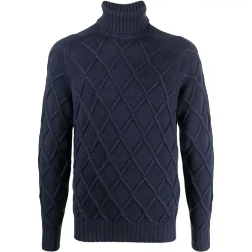 Turtlenecks, male, , Size: XL Turtle-Neck Sweater - Drumohr - Modalova