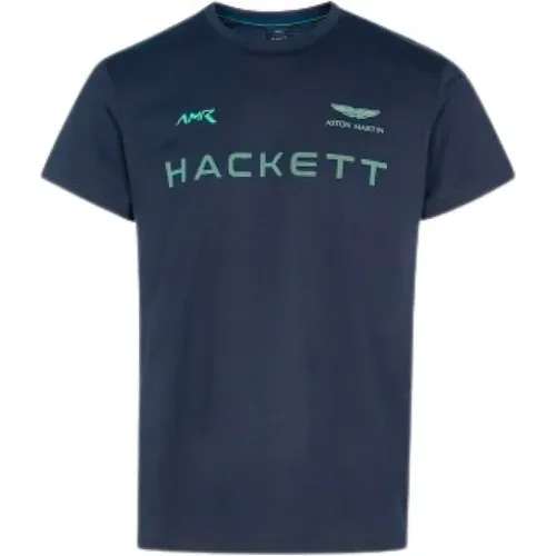 Herren T-Shirt aus 100% Baumwolle , Herren, Größe: M - Hackett - Modalova