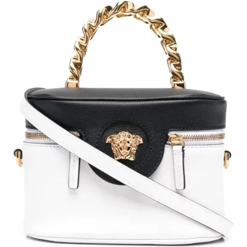 Stylish Leather Bag , female, Sizes: ONE SIZE - Versace - Modalova
