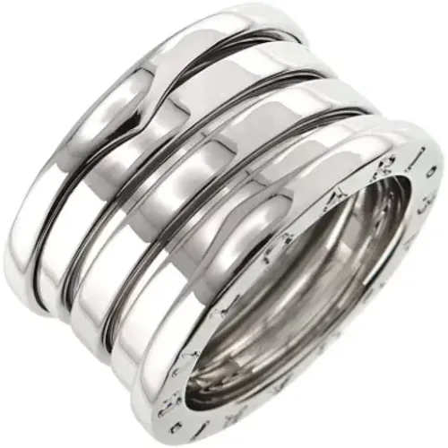 Pre-owned Jewellery, female, , Size: ONE SIZE Pre-owned White Gold rings - Bvlgari Vintage - Modalova