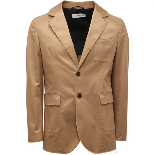Blazers, male, , Size: S Stylish Panker Jacket, Made in Italy - Department Five - Modalova