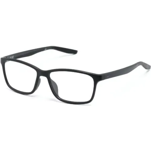 Glasses, unisex, , Size: 55 MM Optical Frame Stylish and Versatile - Nike - Modalova