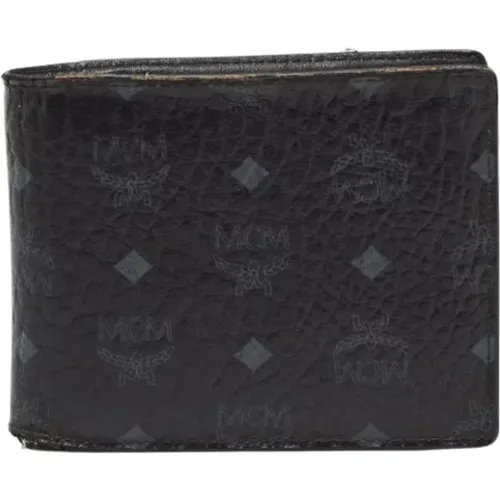 Pre-owned Wallets, female, , Size: ONE SIZE Pre-owned Coated canvas wallets - MCM Pre-owned - Modalova