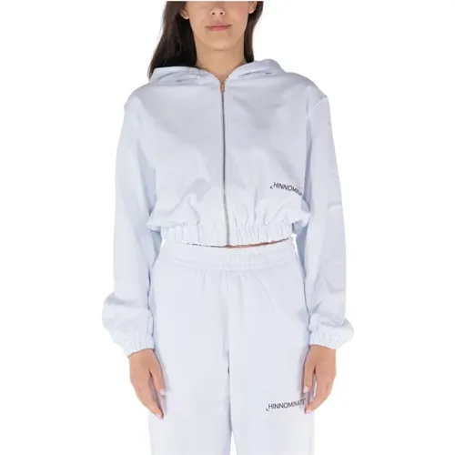 Hooded Full Zip Sweatshirt , female, Sizes: M, XS - Hinnominate - Modalova