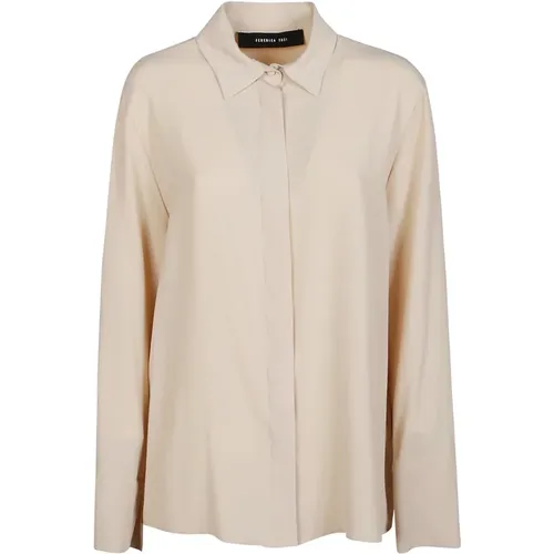 Burro Long Sleeve Shirt , female, Sizes: S, M - Federica Tosi - Modalova