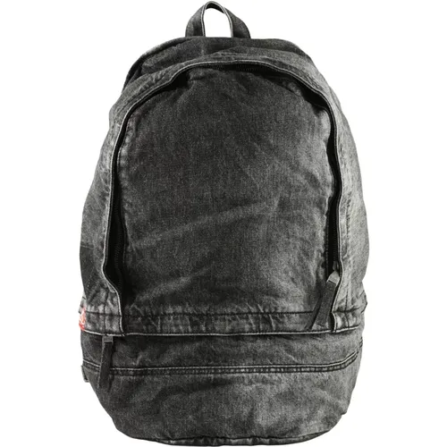 Casual Backpack 80% Cotton 20% Polyester , male, Sizes: ONE SIZE - Diesel - Modalova