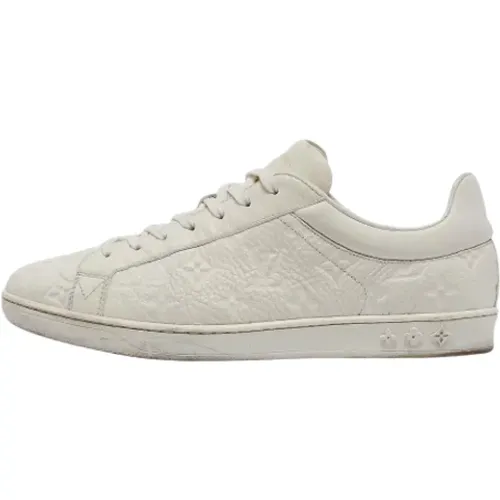 Pre-owned Sneakers, male, , Size: 8 1/2 US Pre-owned Leather sneakers - Louis Vuitton Vintage - Modalova