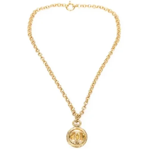 Pre-owned Jewellery, female, , Size: ONE SIZE Pre-owned Metal necklaces - Chanel Vintage - Modalova