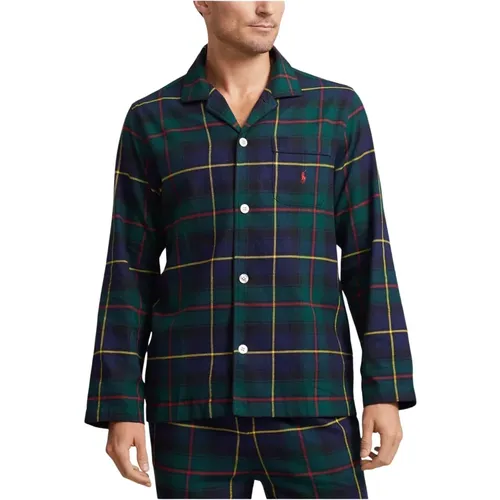 Langarm Pyjama Schlaf Set , Herren, Größe: XL - Ralph Lauren - Modalova