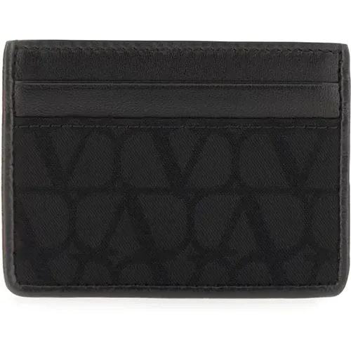 Wallets & Cardholders, male, , Size: ONE SIZE Classic Leather Wallet - Valentino Garavani - Modalova