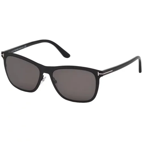 Sunglasses, male, , Size: 55 MM Matte /Smoke Sunglasses Alasdhair FT 0526 - Tom Ford - Modalova