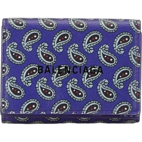 Pre-owned Wallets, female, , Size: ONE SIZE Pre-owned Leather wallets - Balenciaga Vintage - Modalova