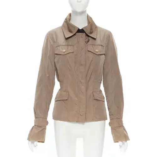 Pre-owned Nylon outerwear , Damen, Größe: 38 EU - Gucci Vintage - Modalova