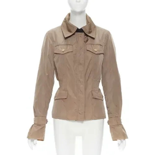 Pre-owned Nylon outerwear , female, Sizes: 5 UK - Gucci Vintage - Modalova